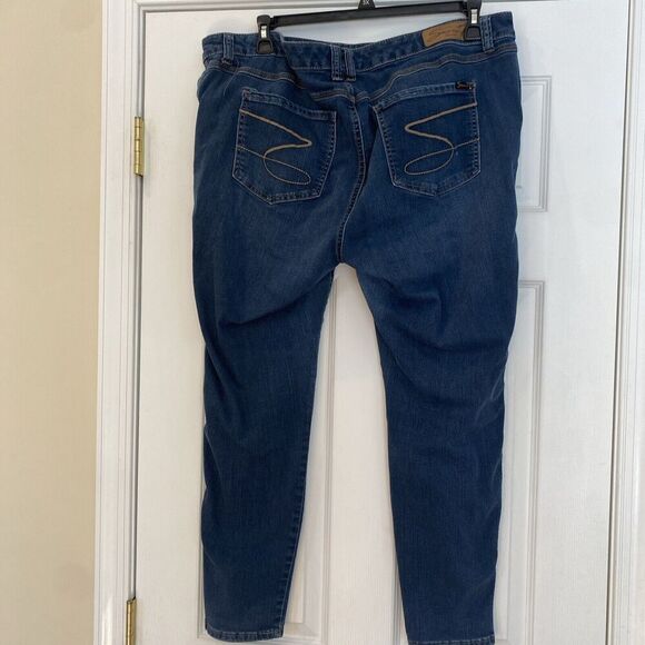 7 Seven For All Mankind Women’s Luxe Stretch Jeans/leggings Size 22 - Picture 4 of 10